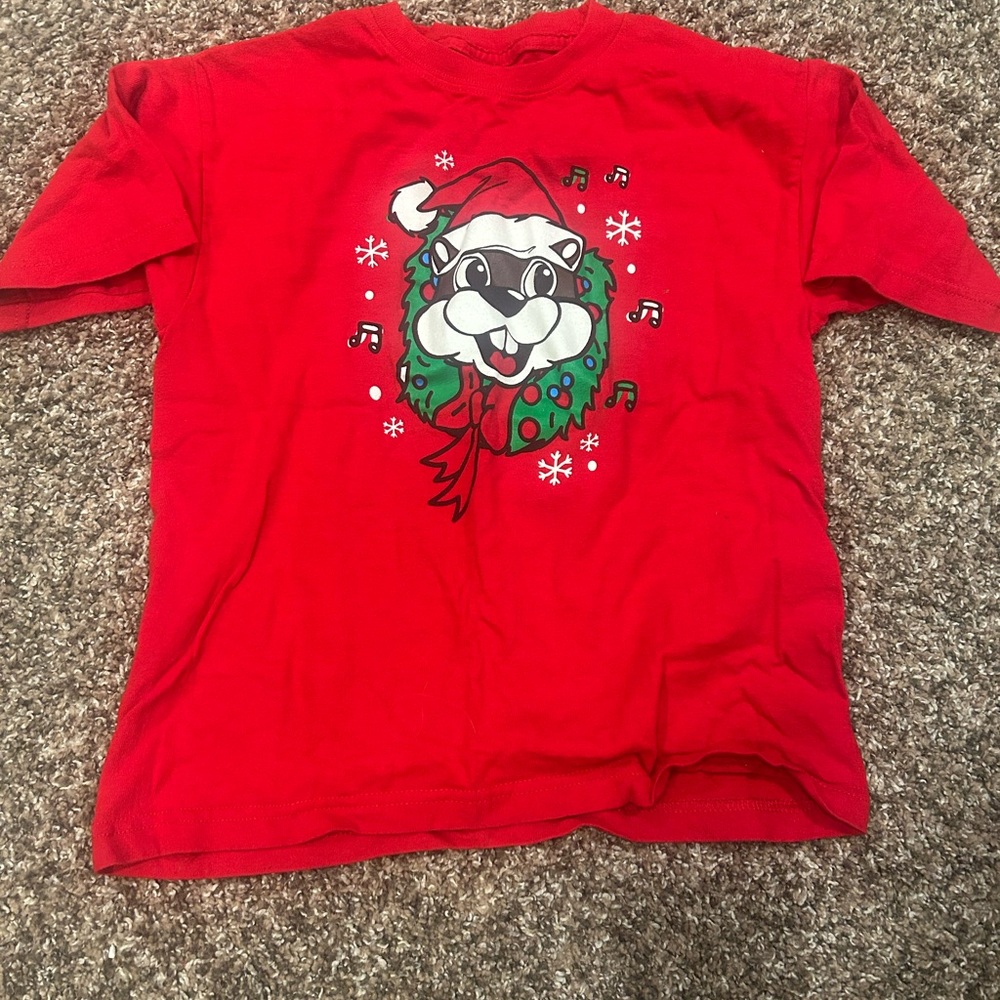 Disney Red Kids T-Shirt with Holiday Character